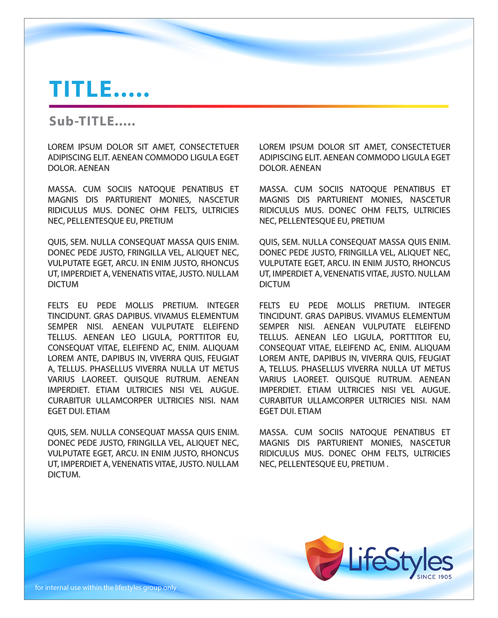 Graphic Design by typeo1978 for LifeStyles Healthcare | Design #24544769