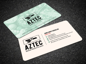 Visitenkarten-Design von Sandaruwan für Aztec Products & Liquor | Design #24527902