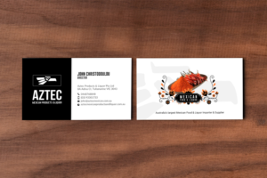 Business Card Design by chandrayaan.creative for Aztec Products & Liquor | Design: #24533654