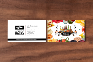 Business Card Design by chandrayaan.creative for Aztec Products & Liquor | Design: #24533657