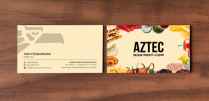 Business Card Design by chandrayaan.creative for Aztec Products & Liquor | Design: #24533663