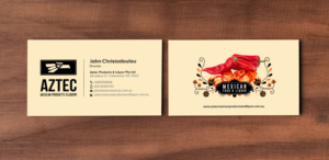 Business Card Design by chandrayaan.creative for Aztec Products & Liquor | Design: #24533681