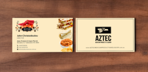 Business Card Design by chandrayaan.creative for Aztec Products & Liquor | Design: #24533682
