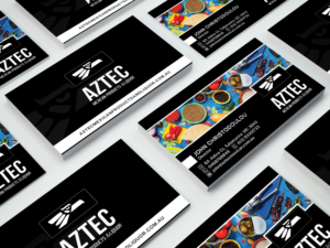 Business Card Design by SL Designer for Aztec Products & Liquor | Design: #24534249
