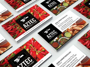 Business Card Design by SL Designer for Aztec Products & Liquor | Design: #24534353