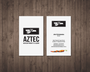 Business Card Design by MDesign for Aztec Products & Liquor | Design: #24533740