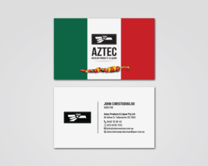 Business Card Design by MDesign for Aztec Products & Liquor | Design: #24544924