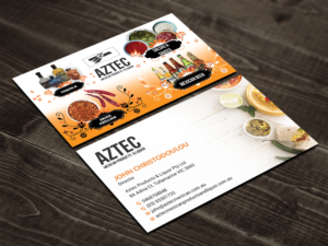 Visitenkarten-Design von Neamot für Aztec Products & Liquor | Design #24546902