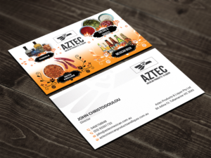 Business Card Design by Neamot for Aztec Products & Liquor | Design: #24546903