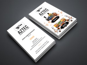 Business Card Design by Neamot for Aztec Products & Liquor | Design: #24548283