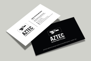 Visitenkarten-Design von Musa. A für Aztec Products & Liquor | Design #24544508