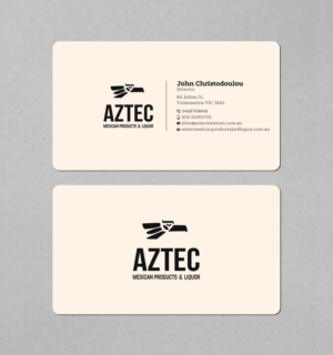 Business Card Design by Uttom 2 for Aztec Products & Liquor | Design: #24529950