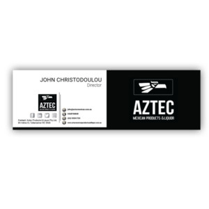 Visitenkarten-Design von Rupok 3 für Aztec Products & Liquor | Design #24529350