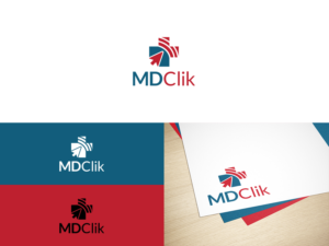 Logo-Design von Slant Line Media für MDClik  | Design: #24527970