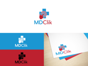 Logo-Design von Slant Line Media für MDClik  | Design: #24529065