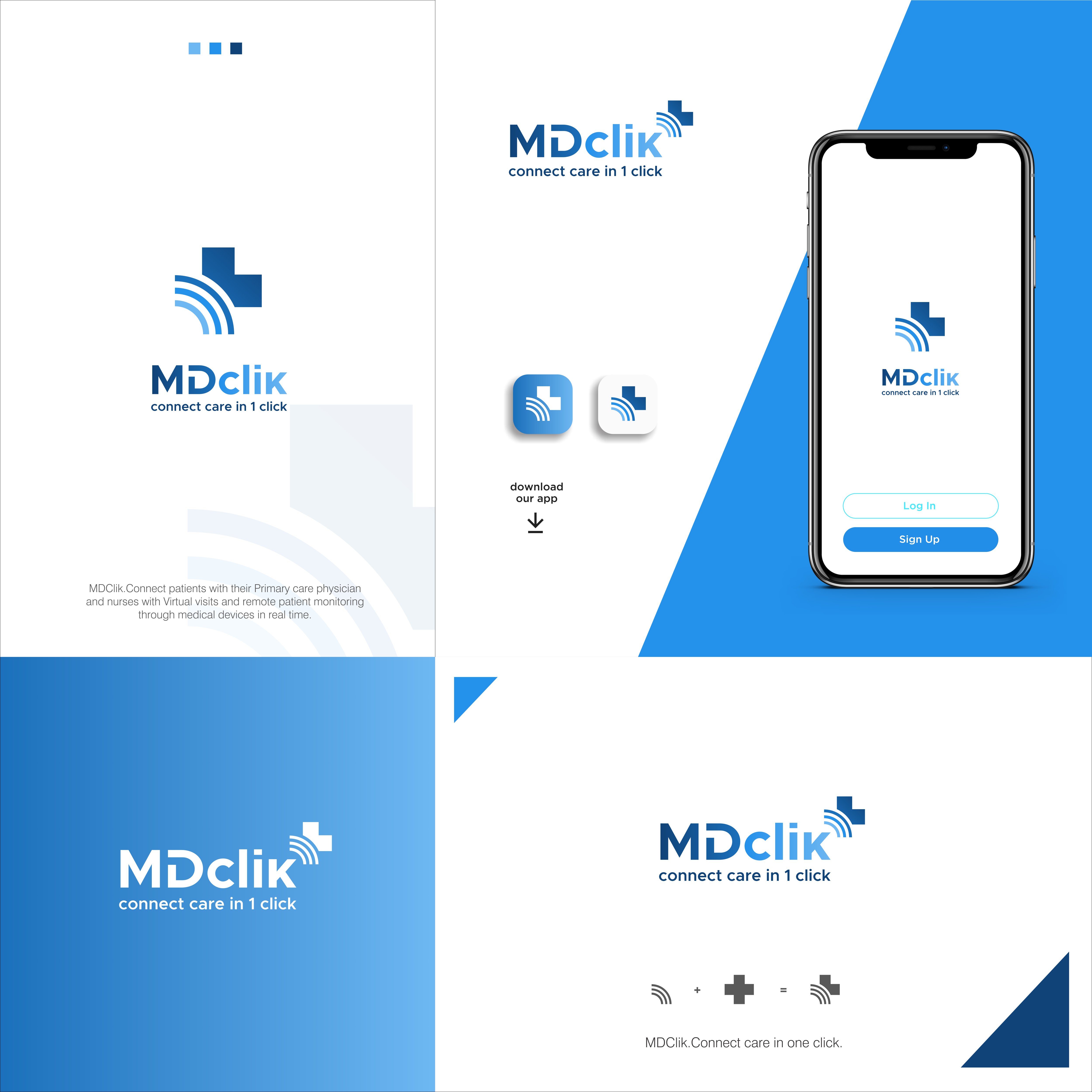 Logo-Design von Reza Refianto für MDClik  | Design #24527995