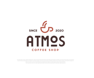Atmos Coffee Shop | Logo Design by Ng V Duc