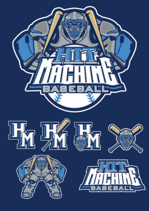 Logo Design by Michael Condello for Hit Machine Baseball | Design: #24571098