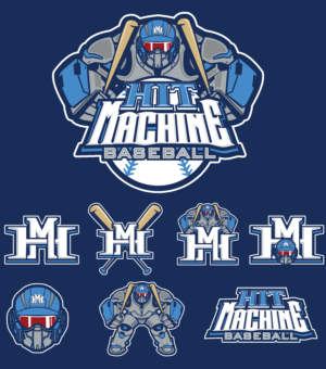 Logo Design by Michael Condello for Hit Machine Baseball | Design: #24573218
