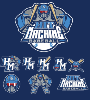 Logo Design by Michael Condello for Hit Machine Baseball | Design: #24573223