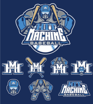 Logo Design by Michael Condello for Hit Machine Baseball | Design: #24579668