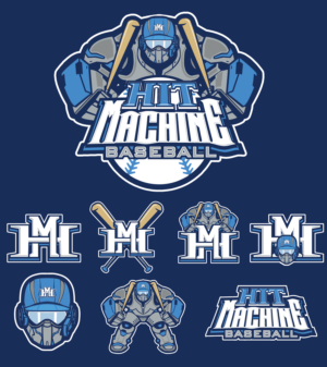 Logo Design by Michael Condello for Hit Machine Baseball | Design: #24586344