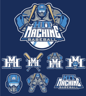 Logo Design by Michael Condello for Hit Machine Baseball | Design: #24591187