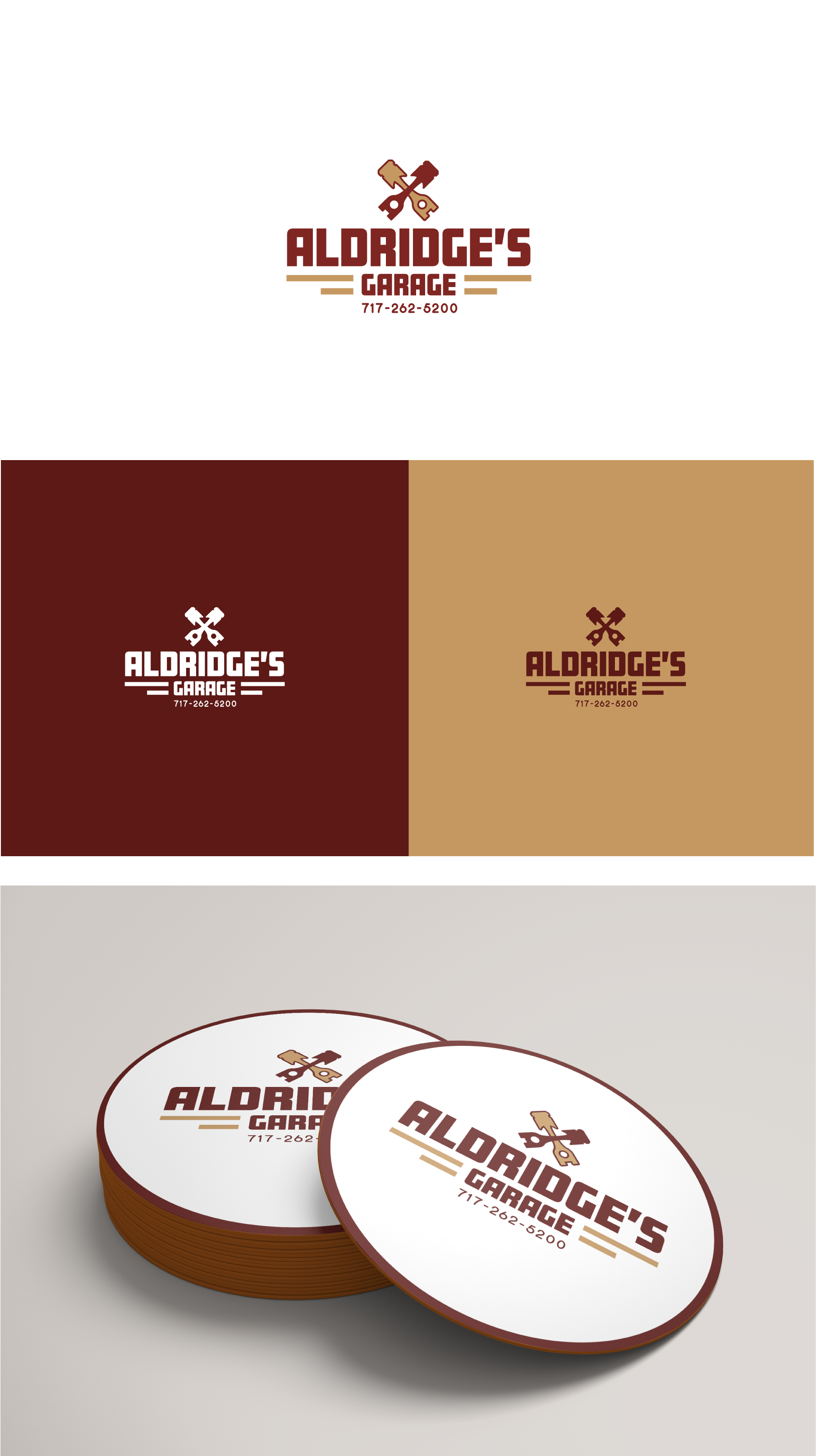 Diseño de Logo por Luc1ano para Aldridge's Garage | Diseño #24579163