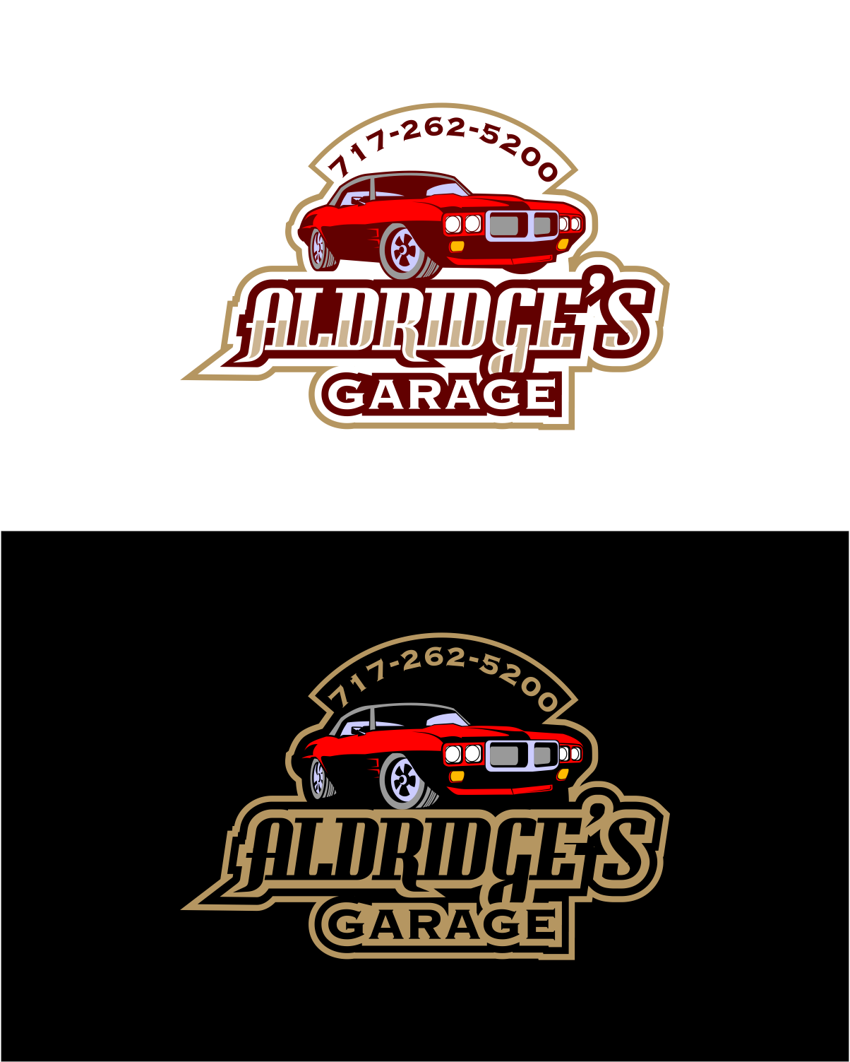 Logo Design by chameerakasundb for Aldridge's Garage | Design #24553758
