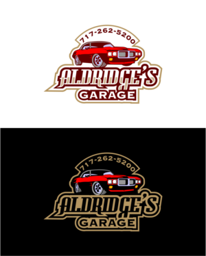 Logo Design by chameerakasundb for Aldridge's Garage | Design: #24553758