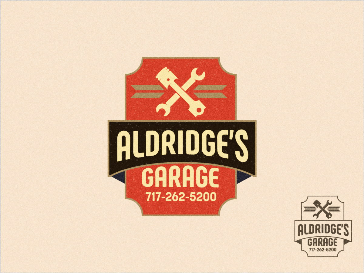 Diseño de Logo por kaatem para Aldridge's Garage | Diseño #24546688