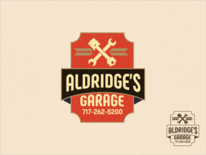 ALDRIDGE'S GARAGE 717-262-5200 | Diseño de Logo por kaatem
