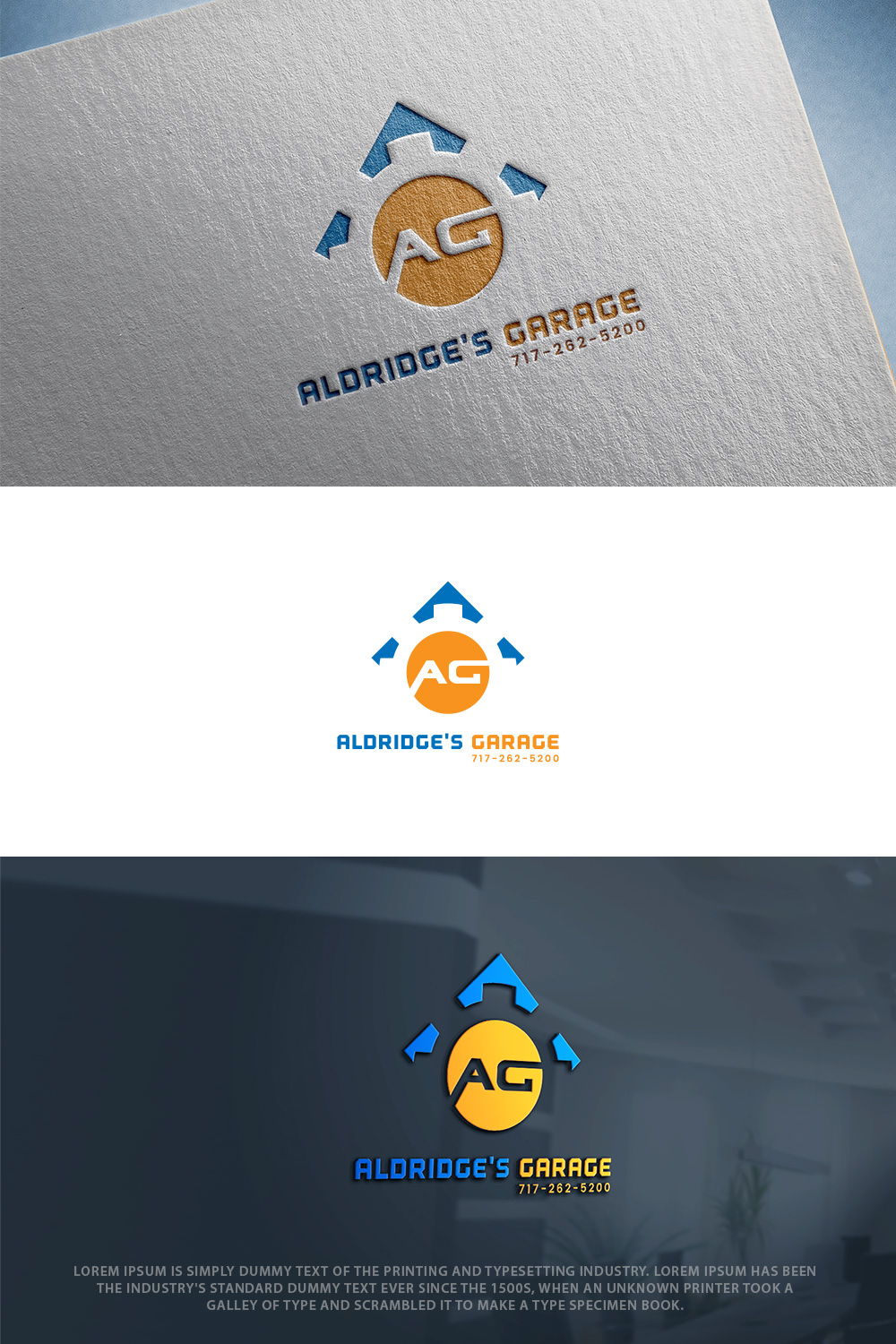 Logo Design by GoodTimes$$$ for Aldridge's Garage | Design #24530778