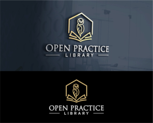 Open Practice Library | Logo Design by Rusmin Gustamin