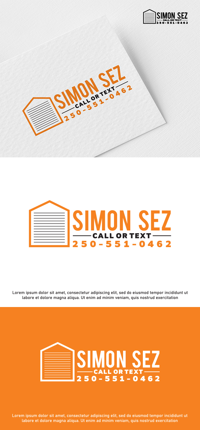Logo Design by 4AD for Simon's Garage Door Services | Design #24579661