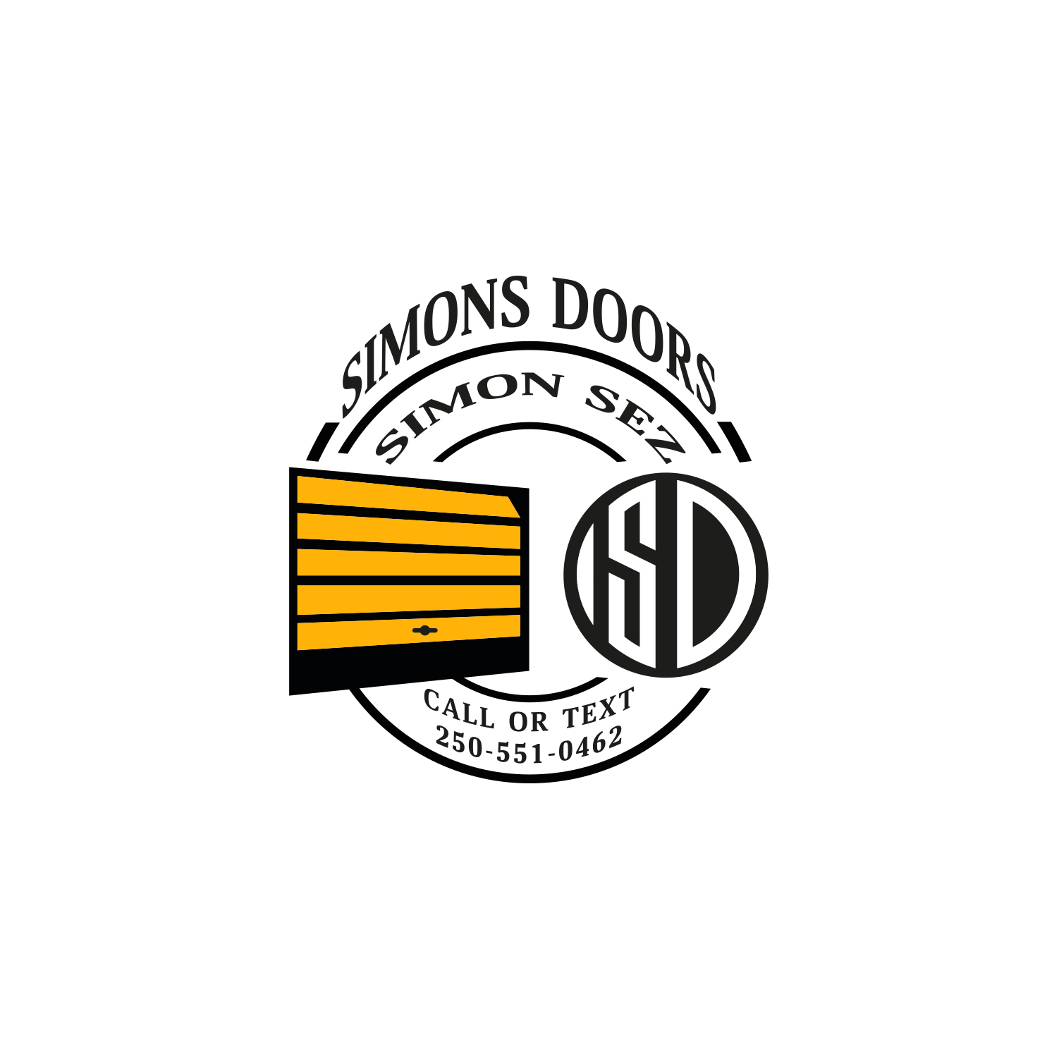 Logo Design by nadbook2323 for Simon's Garage Door Services | Design #24561863