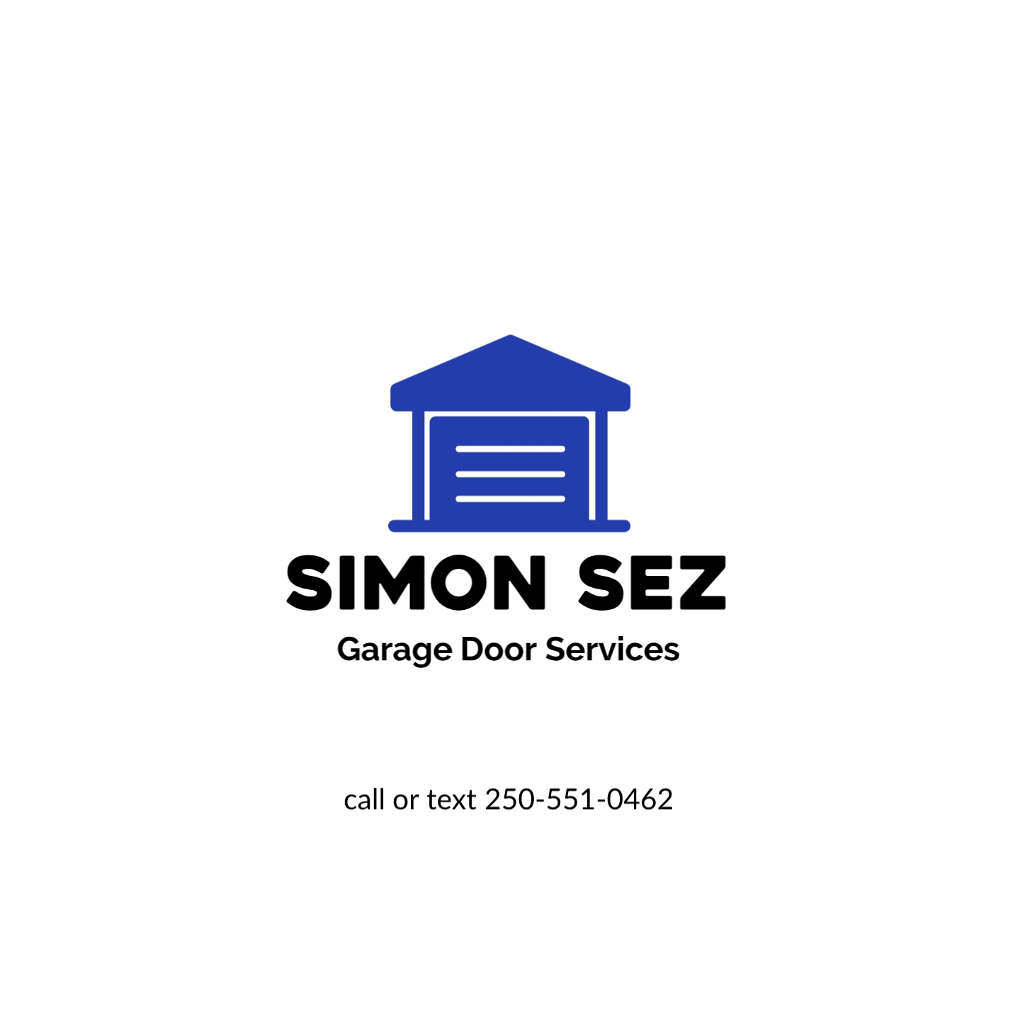 Logo Design by xxmmxmmxxm for Simon's Garage Door Services | Design #24550960