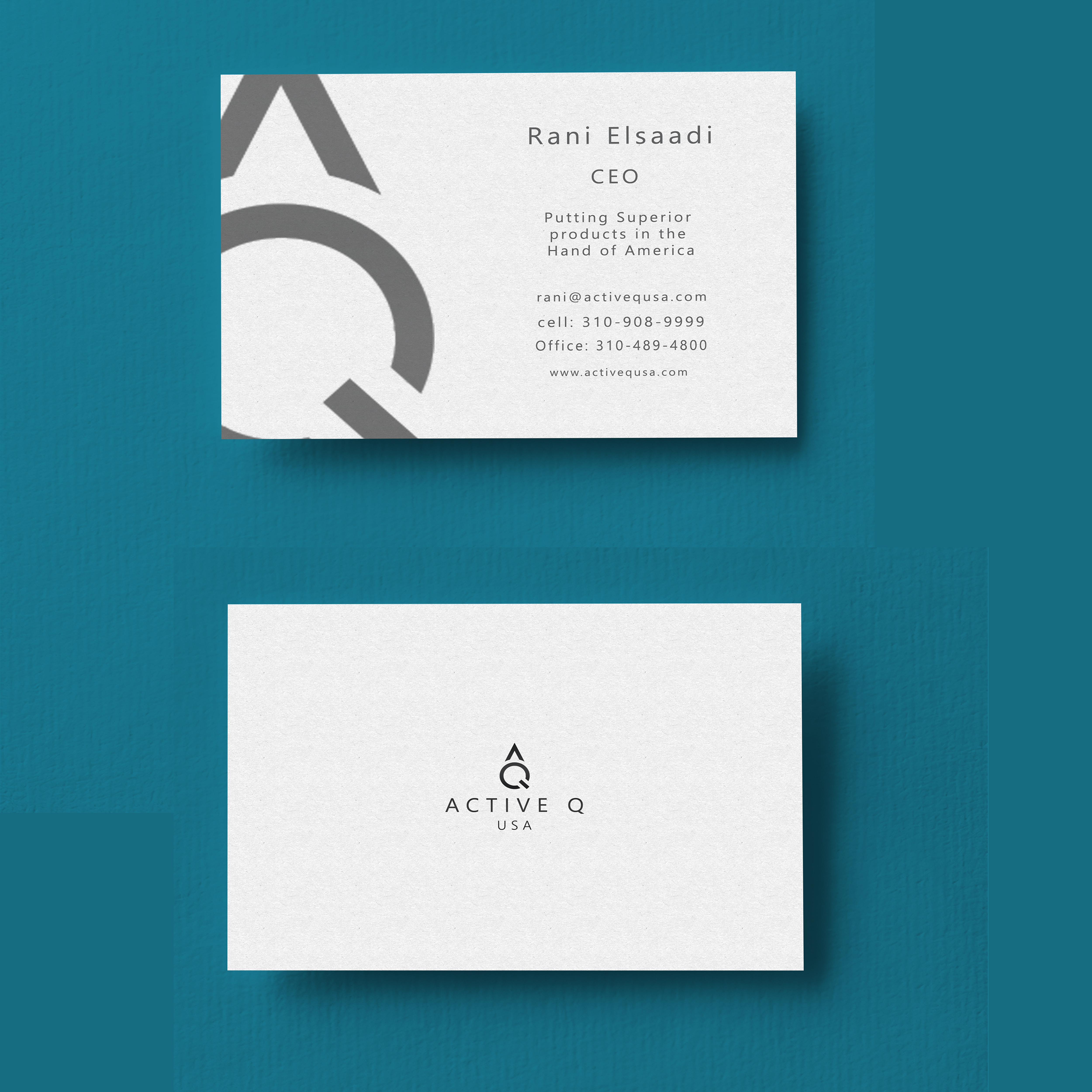 Logo Design by emmanuel 23 for Active Q USA  | Design #24541913