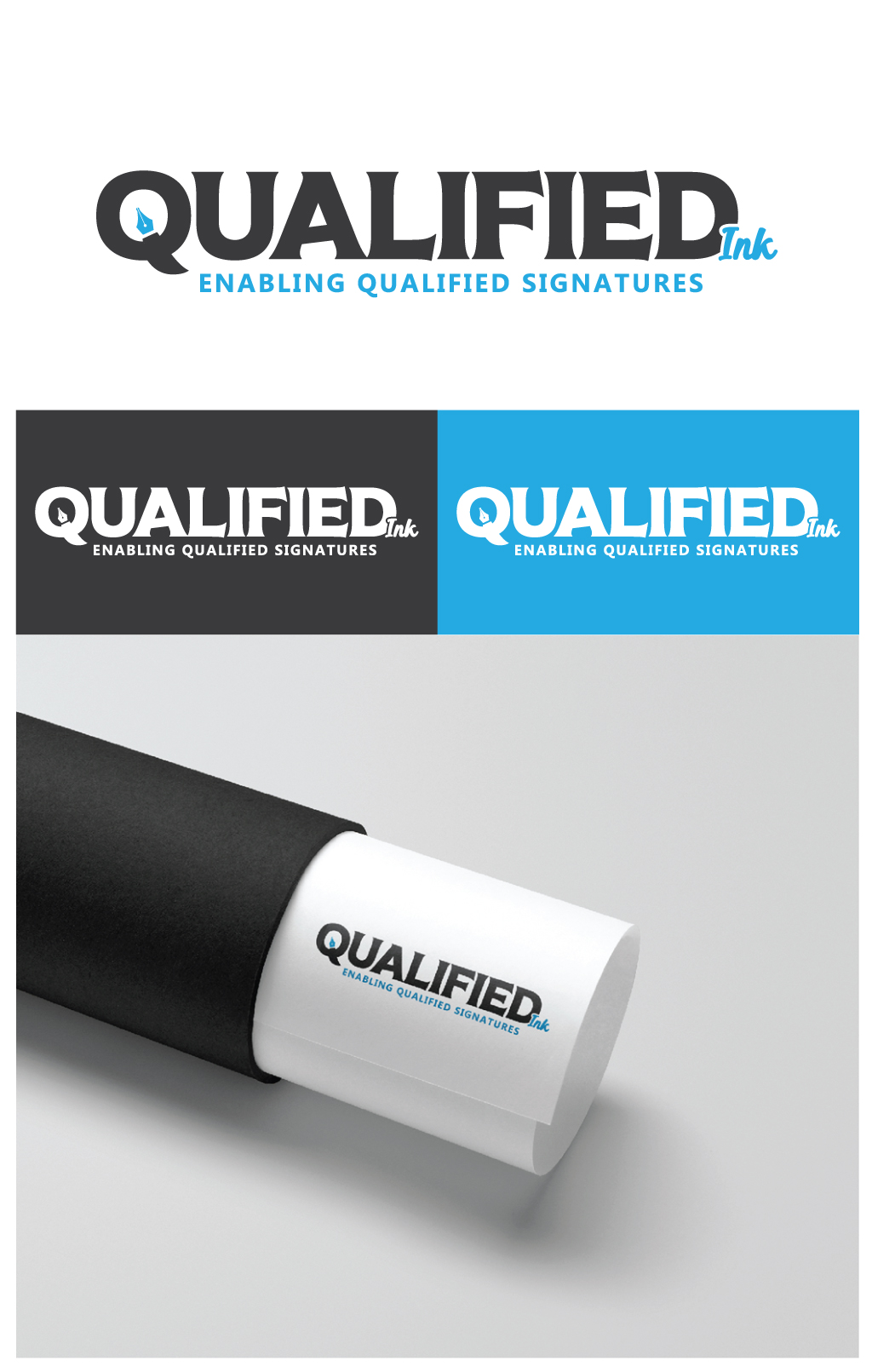 Logo-Design von huanggg für Qualified Ink | Design #24582680