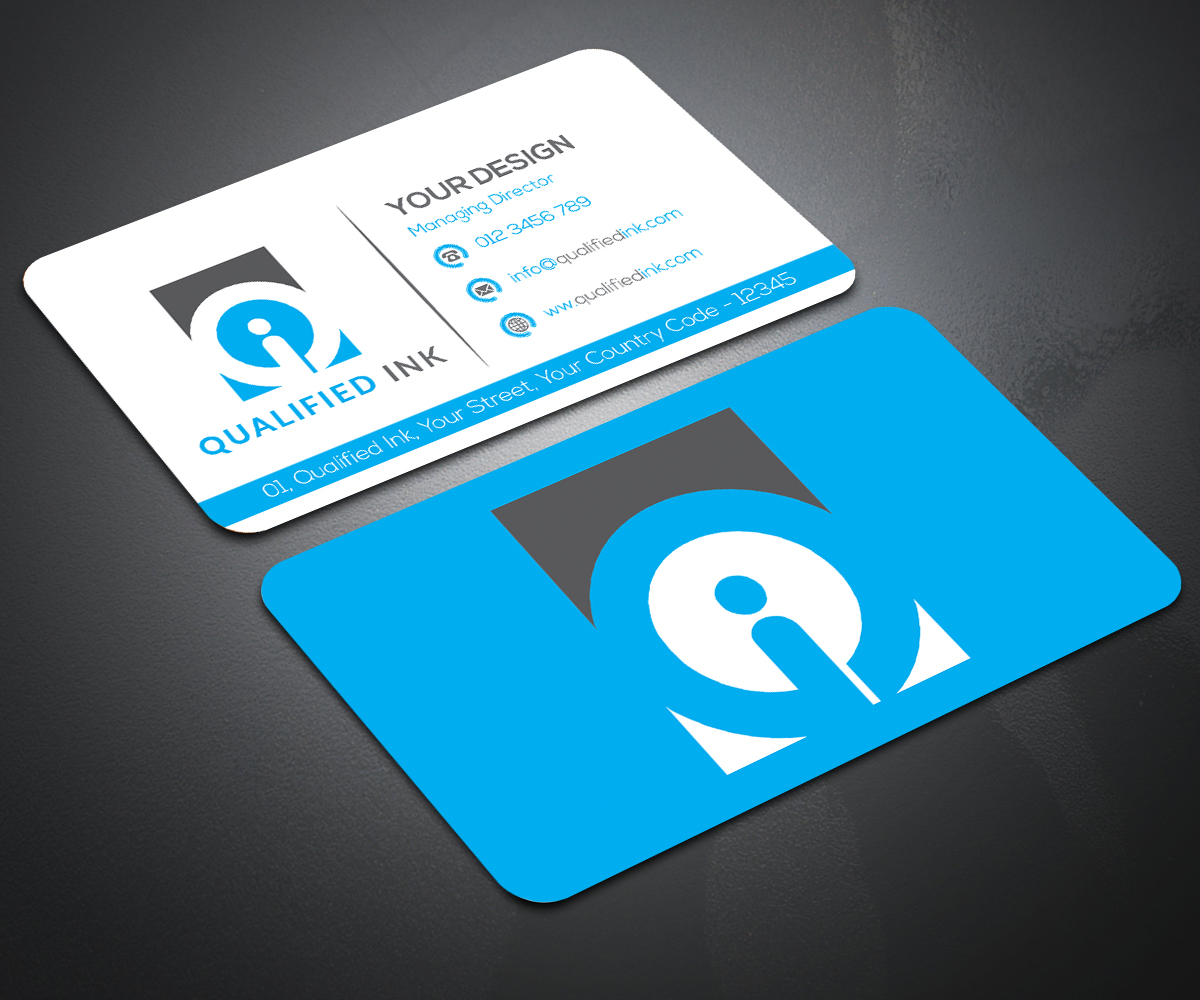 Logo Design by Your_Design for Qualified Ink | Design #24602623