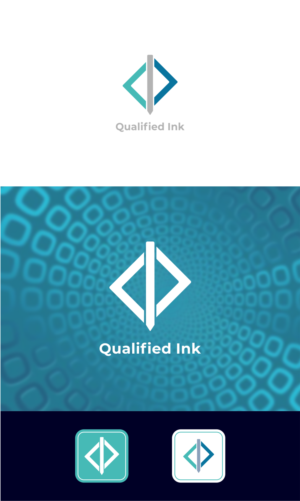Logo-Design von awa_pranata für Qualified Ink | Design: #24567537