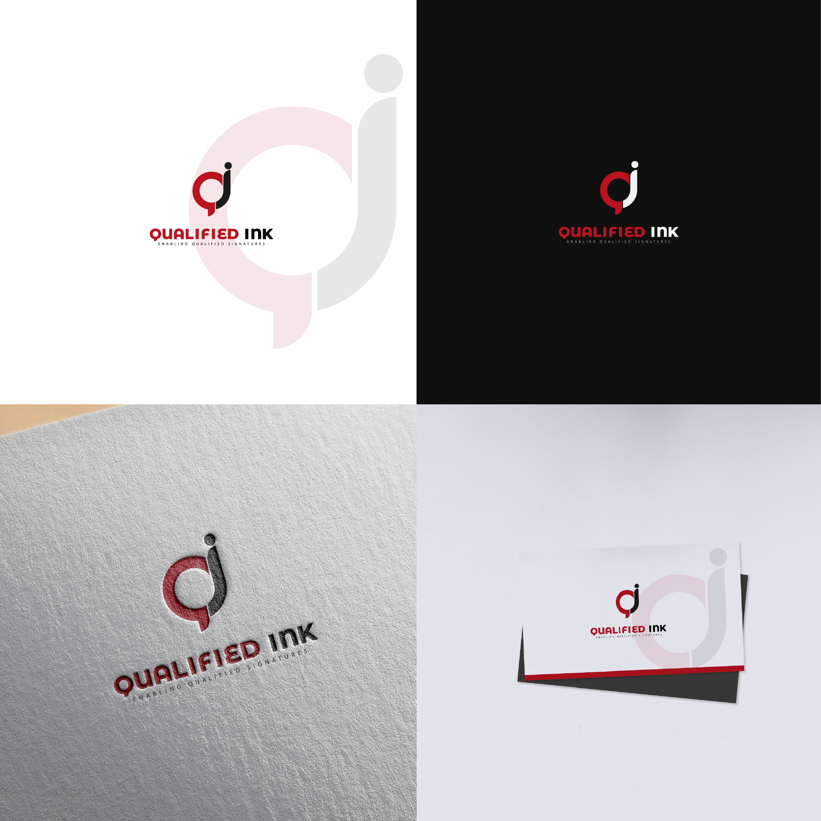 Logo Design by edsel.dain128 for Qualified Ink | Design #24556273