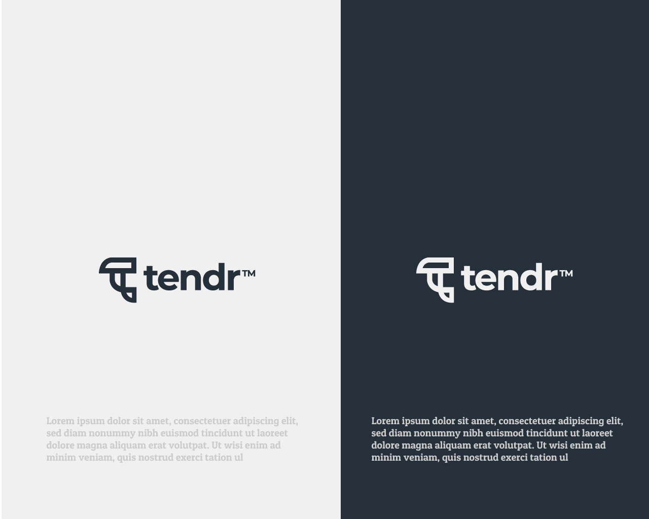 Logo Design by Ak4li™ for Tendr | Design #24532040