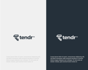 Logo Design by Ak4li™ for Tendr | Design #24532040