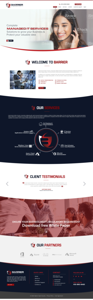Web Design par chandrayaan.creative pour CMBNetworks, LLC. | Design #24552234