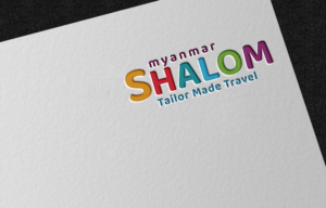 Myanmar Shalom (company name) Tailor Made Travel (tagline/slogan) | Logo Design by ZJ Design