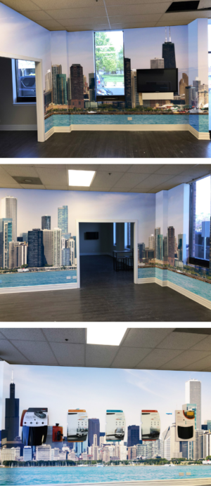Showroom wall graphics  | Diseño Gráfico por PAS-CREATIVE