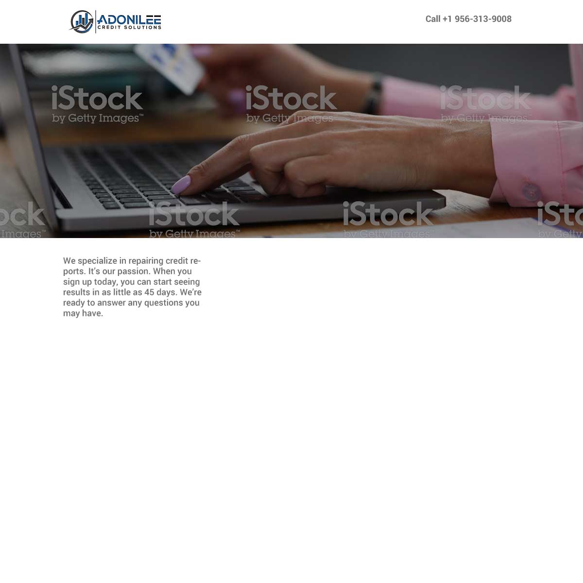 Diseño Web por Bt para Adonilee Credit Solutions, LLC. | Diseño #24542471