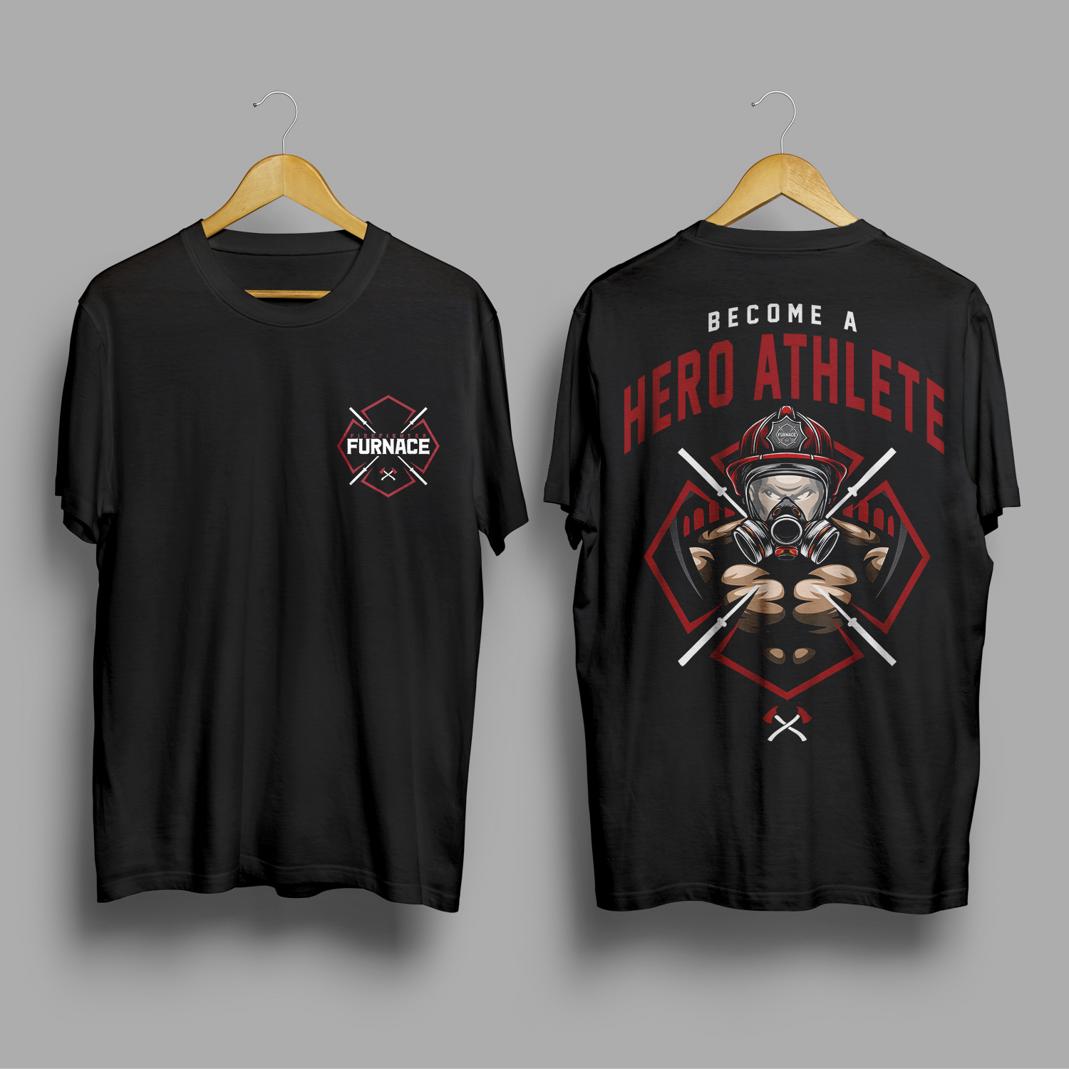 T-shirt Design by jeffdefy for Firefighter Furnace LLC | Design #24539461