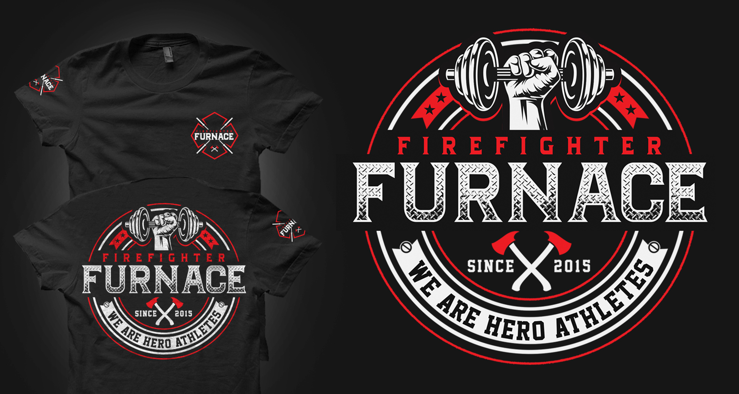 T-shirt Design by FATPIXEL for Firefighter Furnace LLC | Design: #24540407